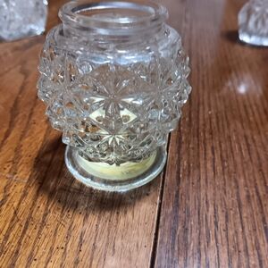 !!!Vintage AVON Crystal Jar No Lid